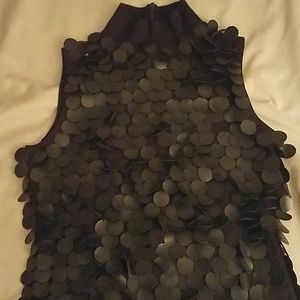 Black sequin sweater